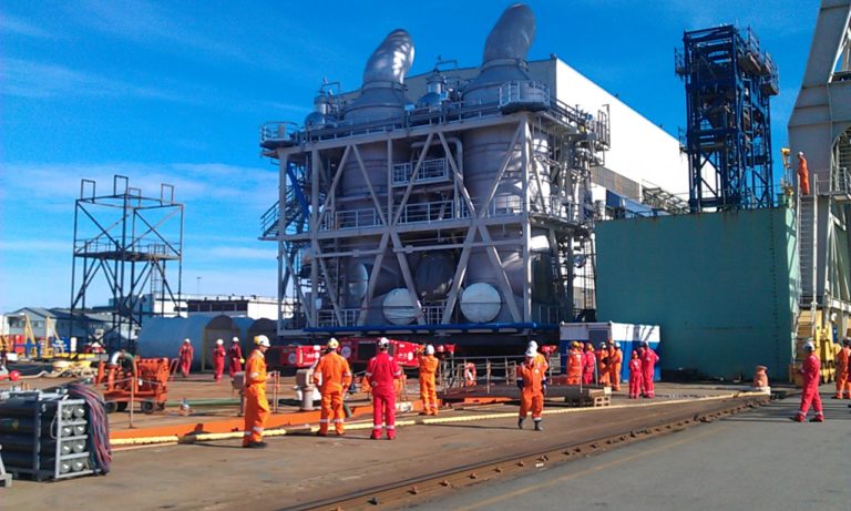 Utlasting av WHRU for offshore-installasjon